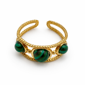 Anillo Alison Verde ByOut