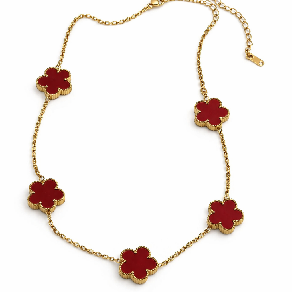 Gargantilla Margaret Roja