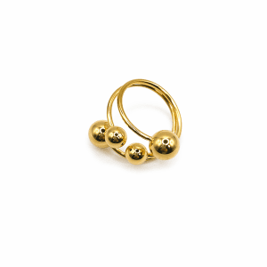 Anillo Bouling Gold/Silver