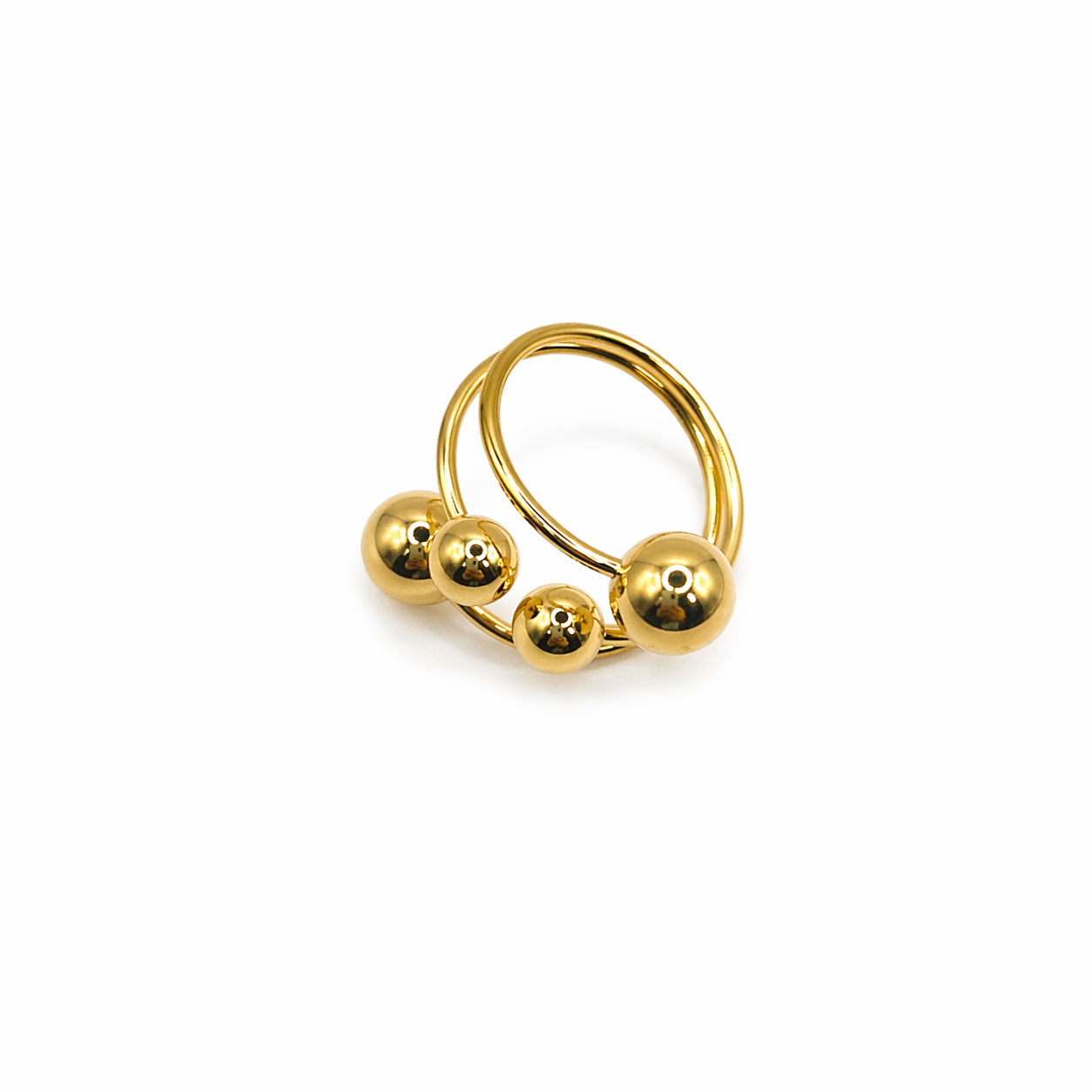 Anillo Bouling Gold/Silver