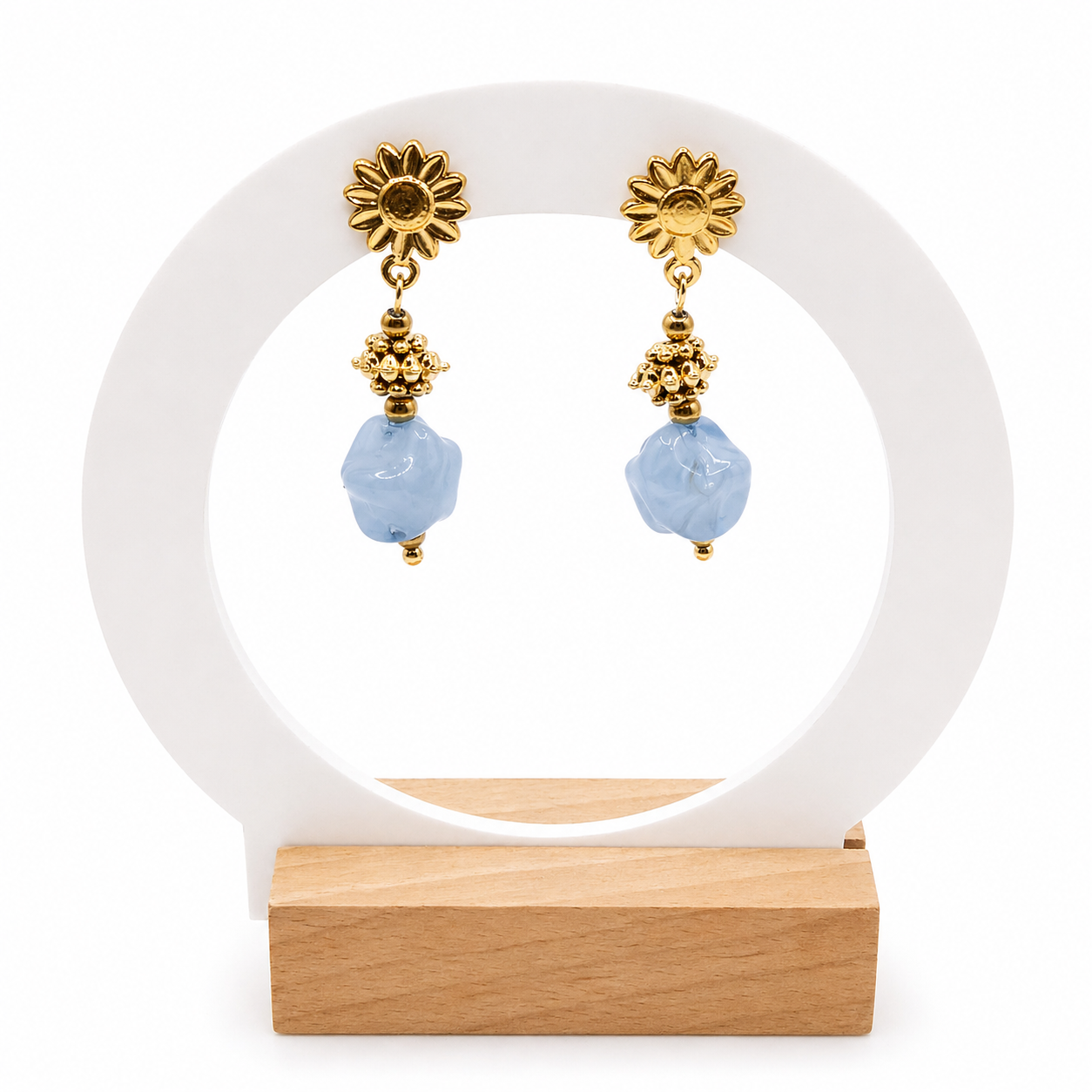 Pendientes Estrella Blau Cel