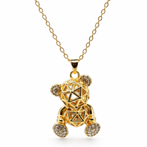 Cadena Ossito Teddy Gold