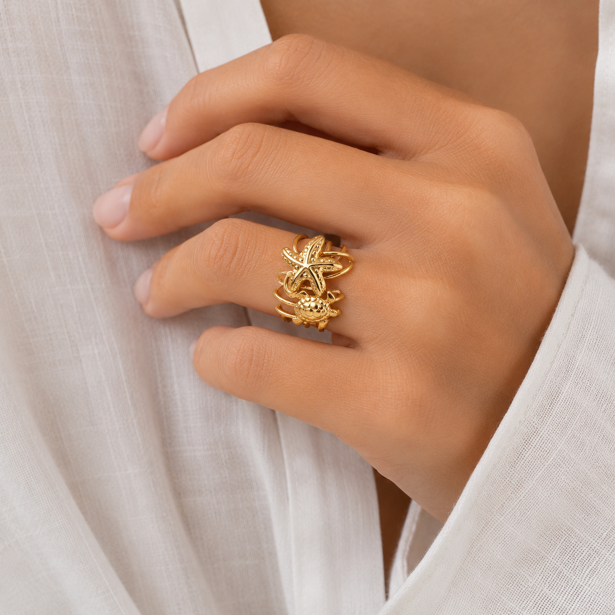 Anillo Ocean Tortuga