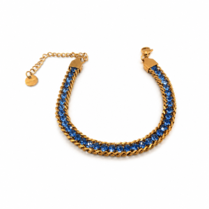 Pulseras Sisi Emperatriz - Gold, Azul Turquesa